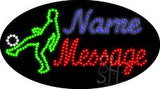 Custom Football Player Animated Led Sign 15" Tall x 27" Wide x 1" Deep