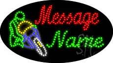 Custom Bike Riding Animated Led Sign 15