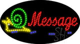 Custom Snail Animated Led Sign 15" Tall x 27" Wide x 1" Deep