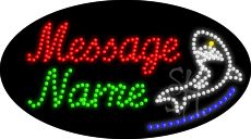 Custom Shark Animated Led Sign 15