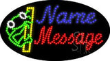 Custom Frog Animated Led Sign 15" Tall x 27" Wide x 1" Deep