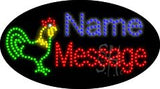Custom Hen Animated Led Sign 15" Tall x 27" Wide x 1" Deep