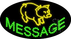 Custom Pig Animated Led Sign 15