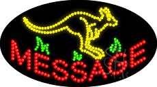 Custom Kangaroo Animated Led Sign 15