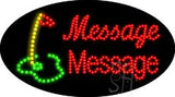 Custom Golf Course Animated Led Sign 15" Tall x 27" Wide x 1" Deep