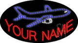 Custom Aeroplane Animated Led Sign 15" Tall x 27" Wide x 1" Deep