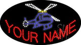 Custom Helicopter Animated Led Sign 15" Tall x 27" Wide x 1" Deep