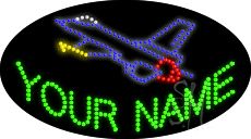 Custom Jet Plane Animated Led Sign 15