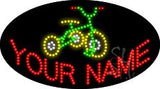 Custom Kid Bicycle Animated Led Sign 15" Tall x 27" Wide x 1" Deep