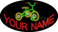 Custom Kid Bicycle Animated Led Sign 15