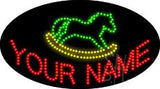 Custom Horse Toy Animated Led Sign 15" Tall x 27" Wide x 1" Deep