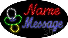 Custom Baby Nipple Animated Led Sign 15