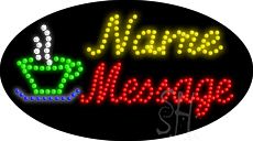 Custom Coffee Cup Saucer Animated Led Sign 15