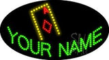 Custom Casino Animated Led Sign 15" Tall x 27" Wide x 1" Deep