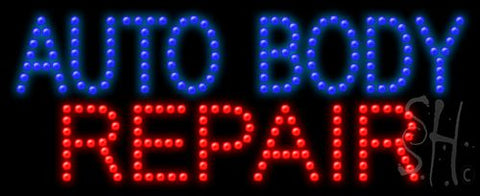 Auto Body Repair Animated Led Sign 11