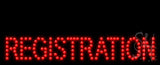 Auto Registration Animated Led Sign 11" Tall x 27" Wide x 1" Deep