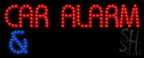 Car Alarm And Stereo Animated Led Sign 11
