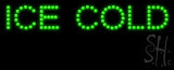 Ice Cold Beer Animated Led Sign 11" Tall x 27" Wide x 1" Deep