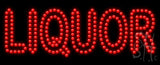 Liquor Animated Led Sign 11" Tall x 27" Wide x 1" Deep