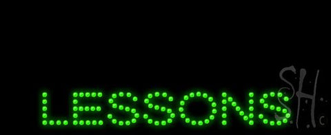 Piano Lessons Animated Led Sign 11