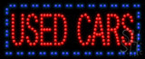 Used Cars Animated Led Sign 11" Tall x 27" Wide x 1" Deep