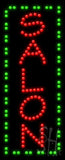 Salon Animated Led Sign 11" Tall x 27" Wide x 1" Deep