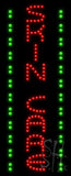 Skin Care Animated Led Sign 11" Tall x 27" Wide x 1" Deep