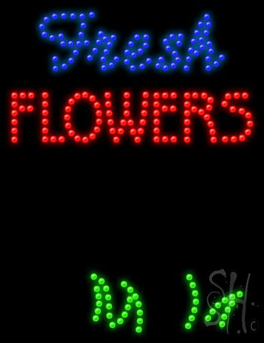 Fresh Flowers Animated Led Sign 20