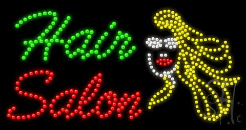 Hair Salon Animated Led Sign 17