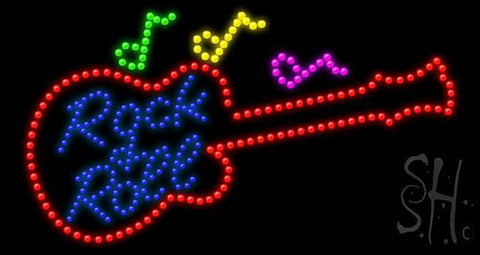 Rock And Roll Animated Led Sign 17