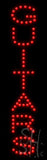 Guitars Led Sign 7" Tall x 24" Wide x 1" Deep