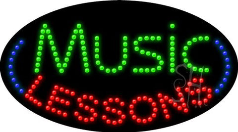 Music Lessons Animated Led Sign 15