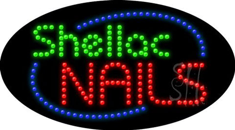 Shellac Nails Animated Led Sign 15