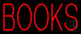 Red Books Neon Sign 10" Tall x 24" Wide x 3" Deep