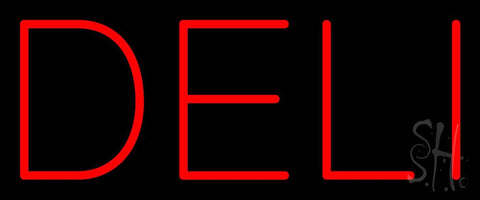 Red Deli Neon Sign 10