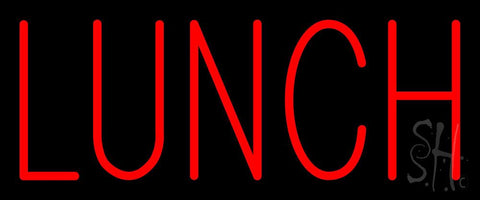 Red Lunch Neon Sign 10