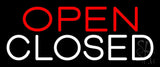 Open Closed Neon Sign 10" Tall x 24" Wide x 3" Deep