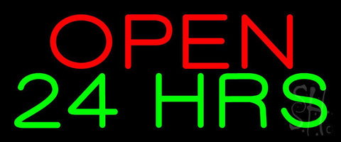 Open 24 Hrs Neon Sign 10