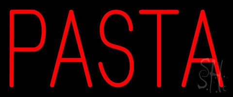 Simple Red Pasta Neon Sign 10