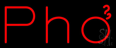 Red Pho Neon Sign 10