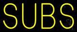 Yellow Subs Neon Sign 10" Tall x 24" Wide x 3" Deep