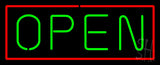 Open RG Neon Sign 13" Tall x 32" Wide x 3" Deep