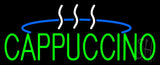 Green Cappuccino Logo Neon Sign 13" Tall x 32" Wide x 3" Deep