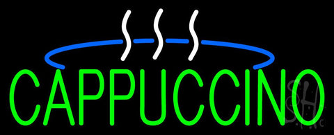 Green Cappuccino Logo Neon Sign 13