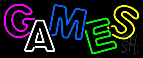 Multicolored Games Neon Sign 13