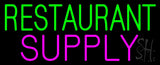 GreenRestaurant Pink Supply Neon Sign 13" Tall x 32" Wide x 3" Deep