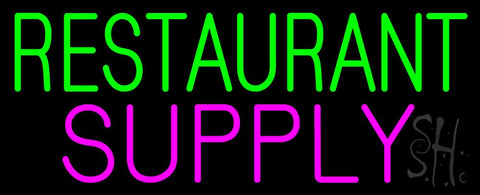 GreenRestaurant Pink Supply Neon Sign 13