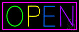 Open - Multicolor Neon Sign 13" Tall x 32" Wide x 3" Deep