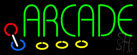 Green Arcade Neon Sign 13