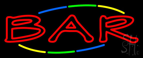 Multi Colored Bar Neon Sign 13